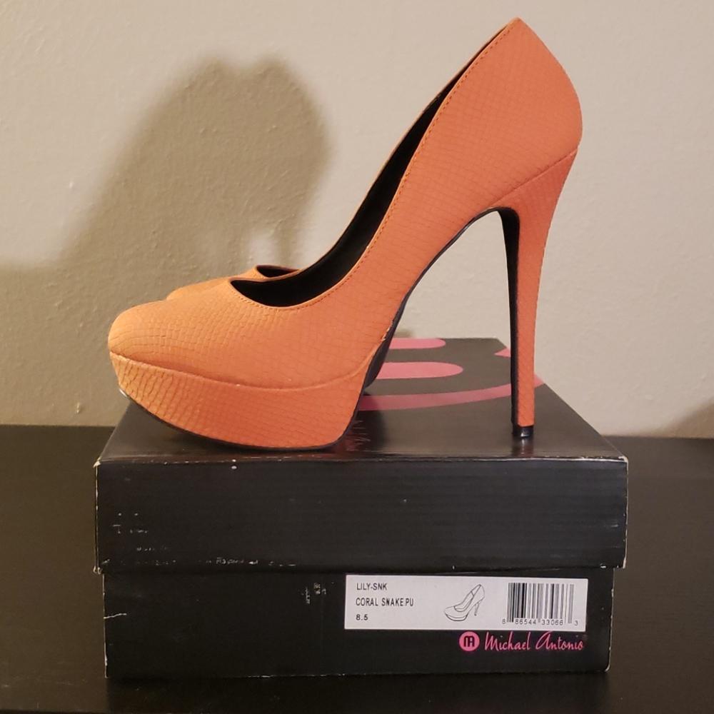 Micheal Antonio Coral Snake Heels